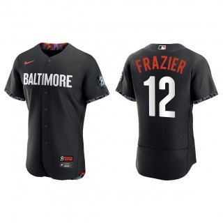 Adam Frazier Baltimore Orioles Black 2023 City Connect Authentic Jersey