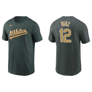 Aledmys Diaz Men's Oakland Athletics Matt Chapman Nike Green Name & Number T-Shirt