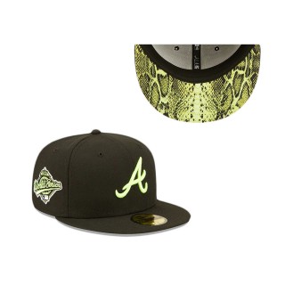 Atlanta Braves Summer Pop Yellow 59FIFTY Fitted Hat