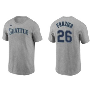 Adam Frazier Mariners Gray Name & Number Nike T-Shirt