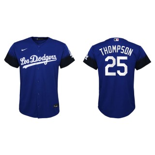 Youth Los Angeles Dodgers Trayce Thompson Royal City Connect Replica Jersey